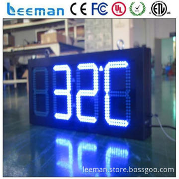 outdoor led digital sign board days count up timer outdoor big led clock